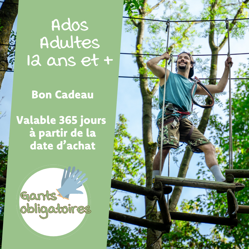 Bon cadeau Ados/Adultes 12 ans et +