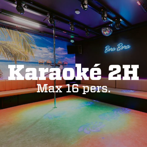 Karaoké 2H - Max 16 pers.