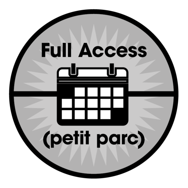 Pass Full access park unique