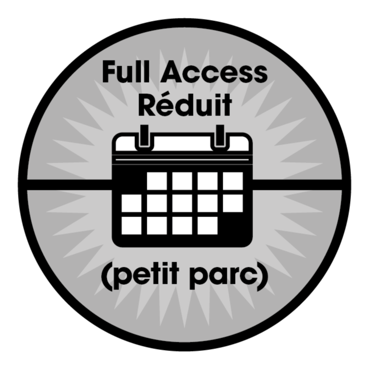 Pass Full access park unique Réduit