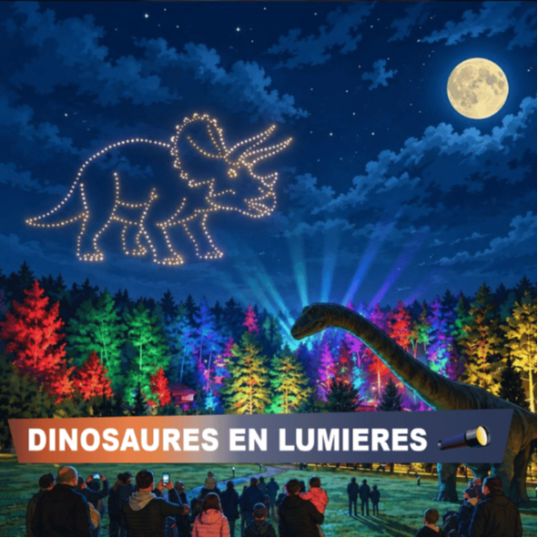 Adulte 18 ans et + Dinosaures en Lumières
