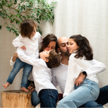 Séance photo en famille