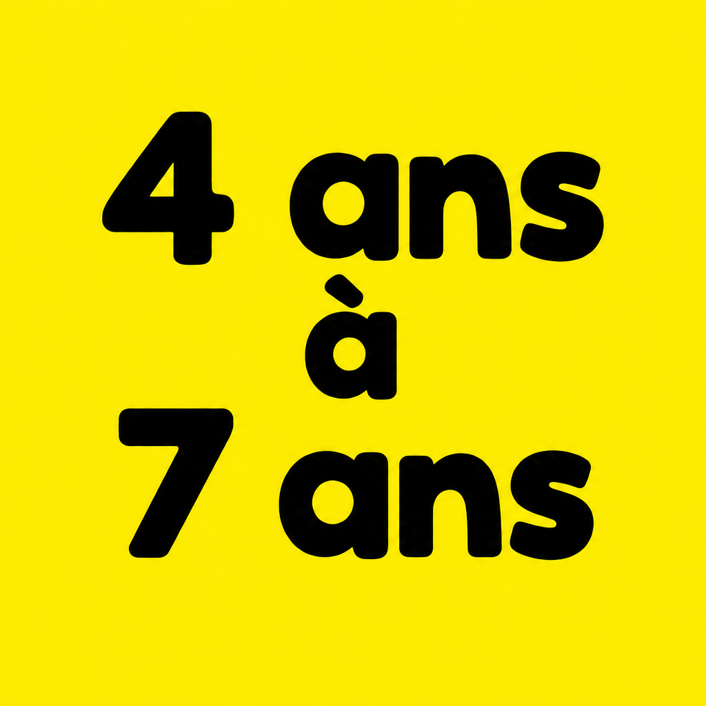 Pas de ticket : Je réserve (enfant 4 à 7 ans ) PARTICIPANT