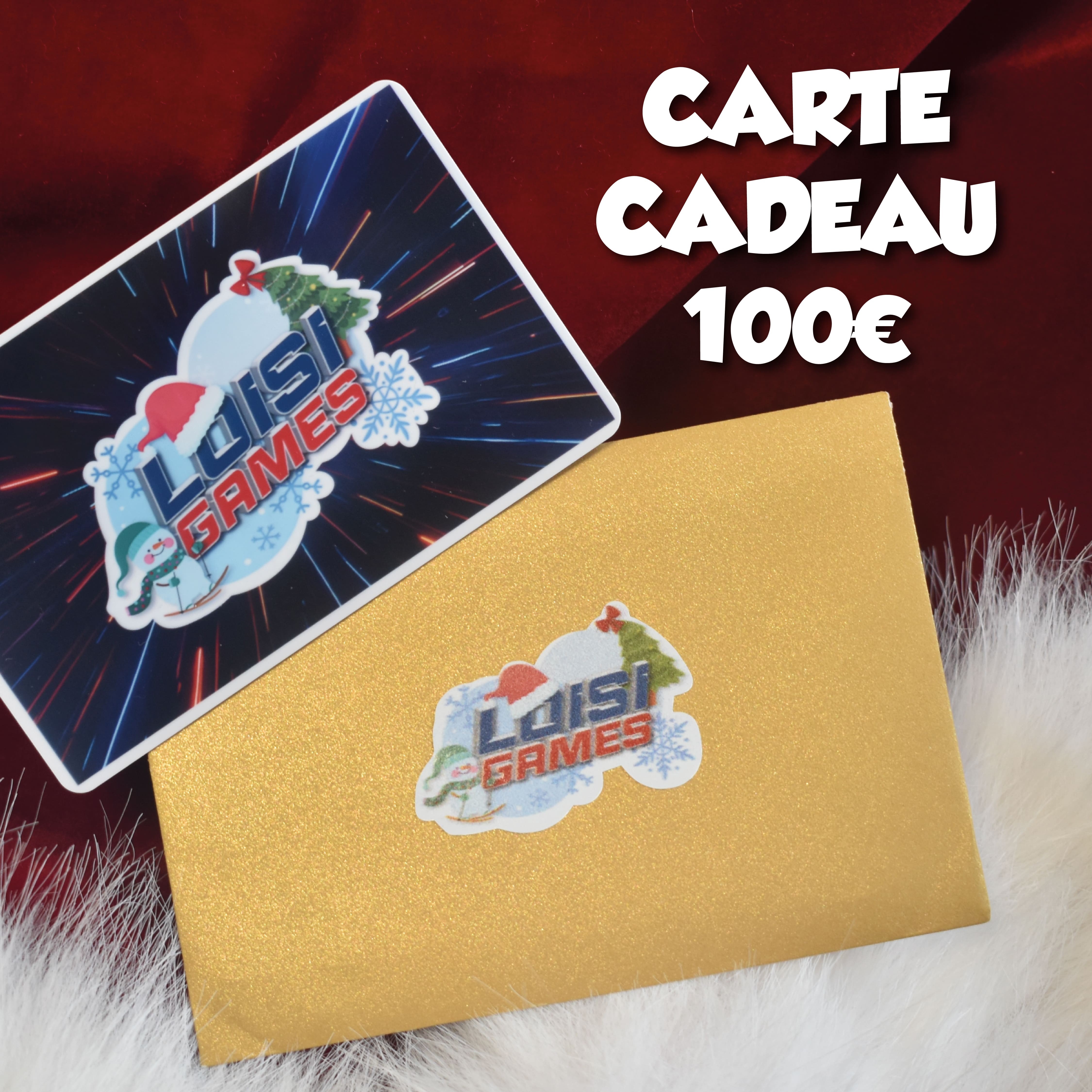 Carte cadeau Noël 100€