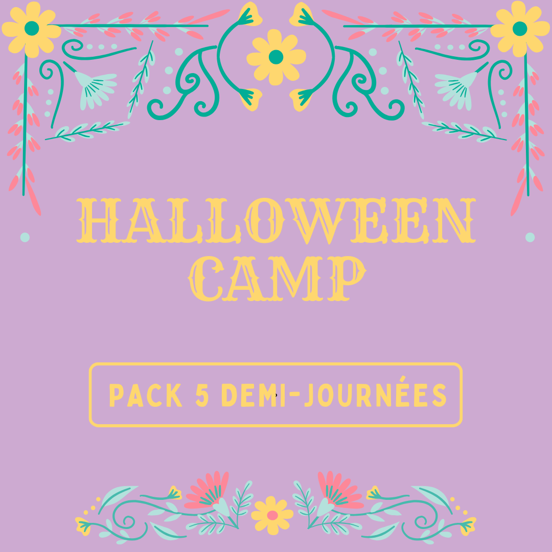 Pack 5 demi-journées - Little Halloween Camp - 149 euros