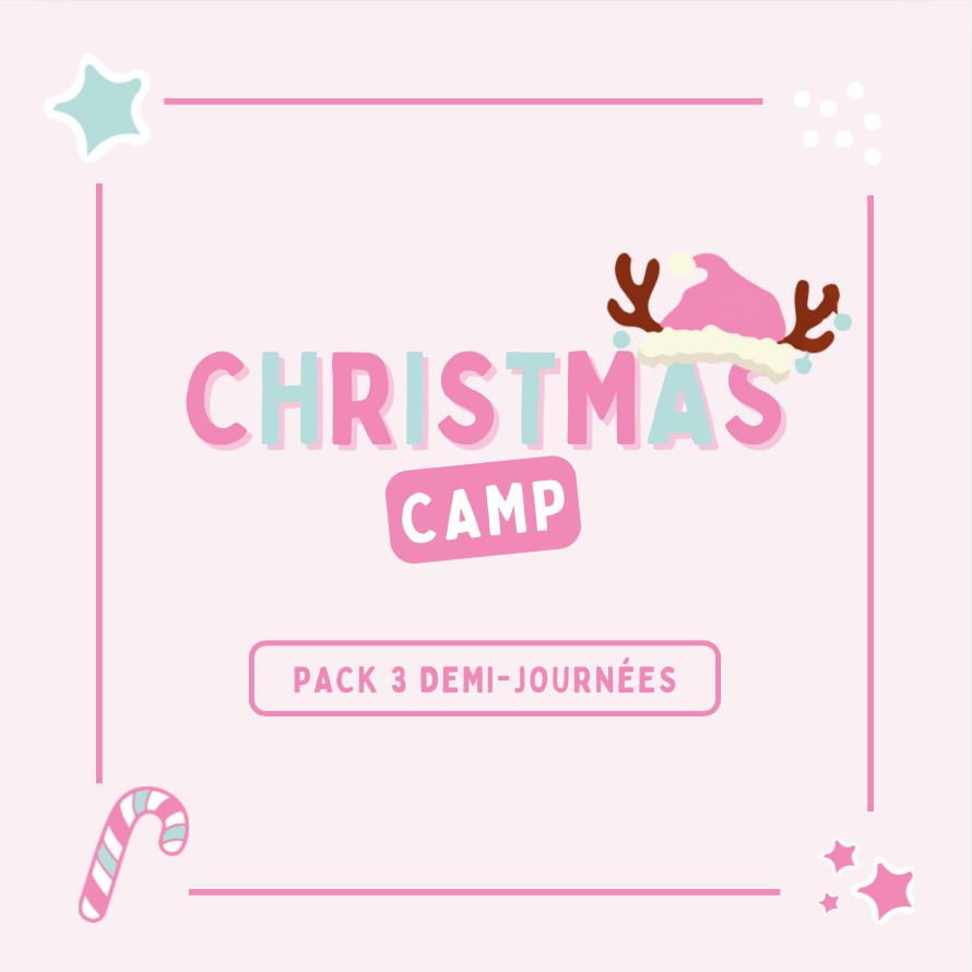 Pack 3 demi-journées - Little Christmas Camp - 95 euros