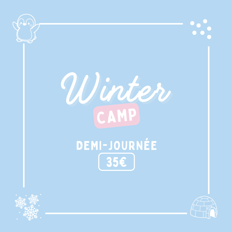 Demi-journée - Winter Camp - 35 euros