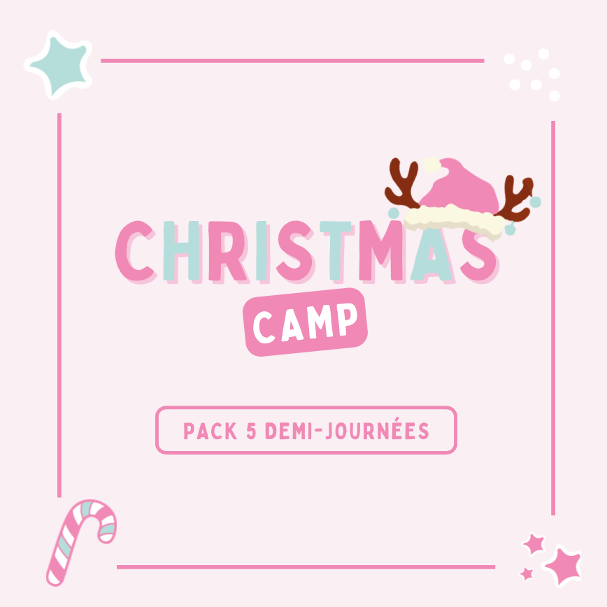 Pack 5 demi-journées - Little Christmas Camp - 149 euros