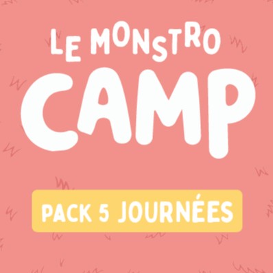 Pack 5 journées - Little Monstro Camp - 319 euros