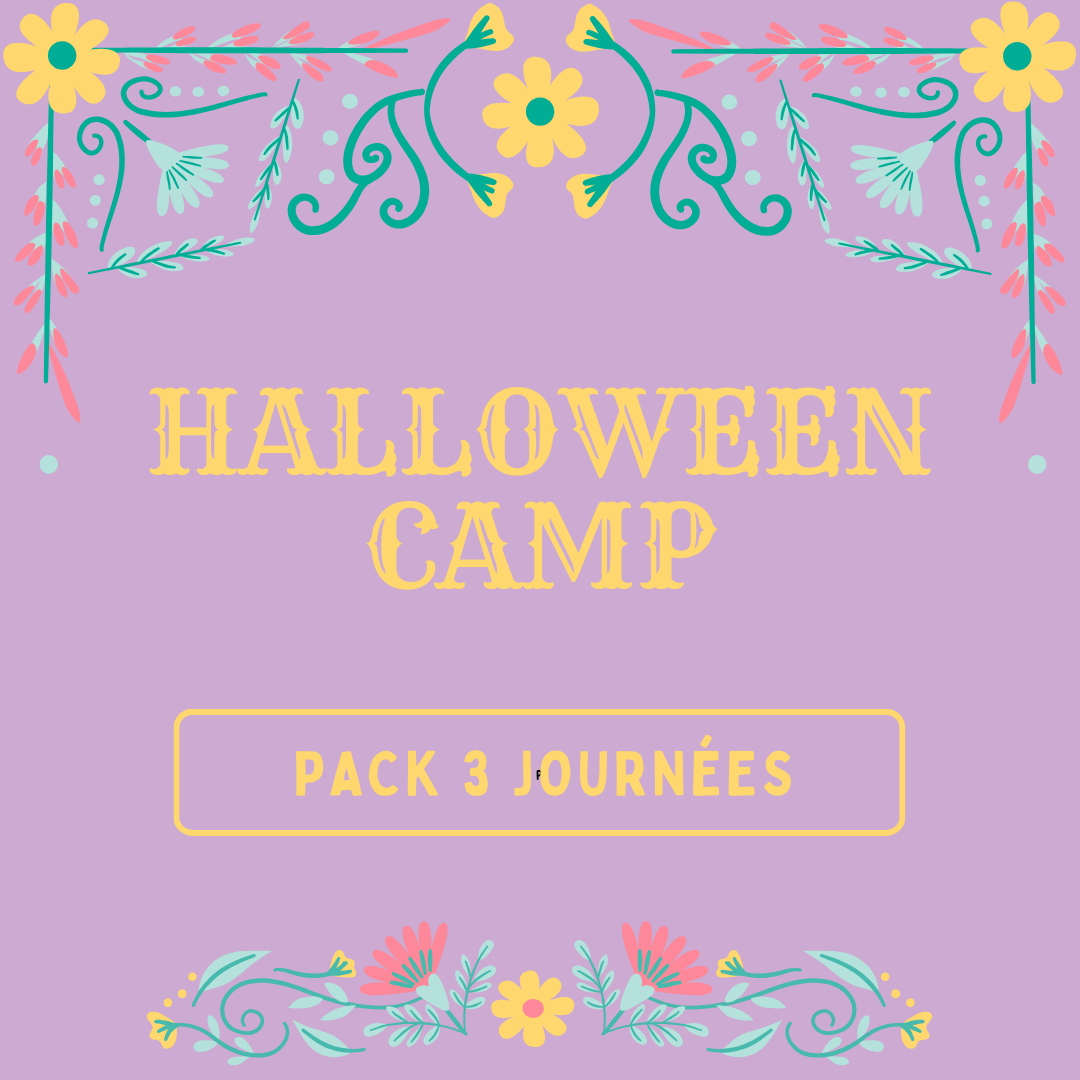 Pack 3 journées - Little Halloween Camp - 202 euros