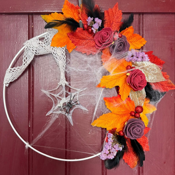 Atelier couronne de fleurs 