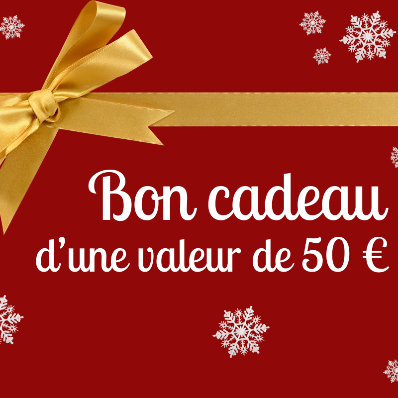 Bon cadeau Noël 50 €