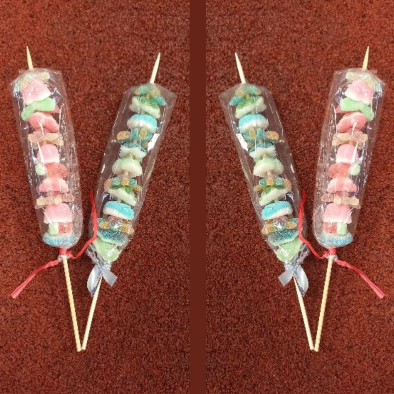 Fabrication brochettes de bonbons (offert)