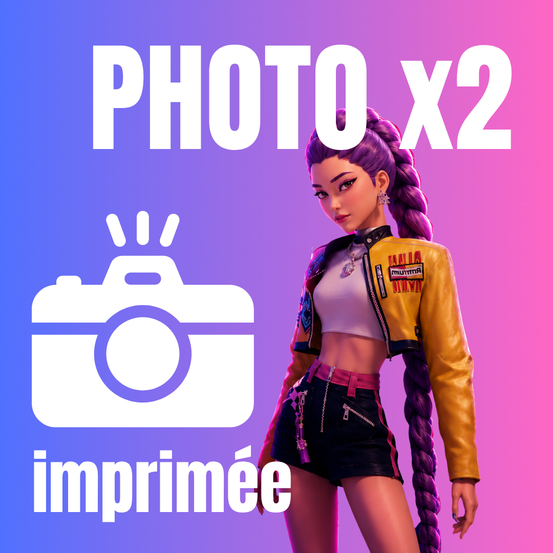 x2 Photo imprimée avec Rumi