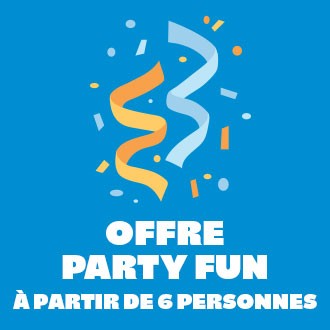 OFFRE PARTY FUN / EVG / EVJF à partir de 6 personnes