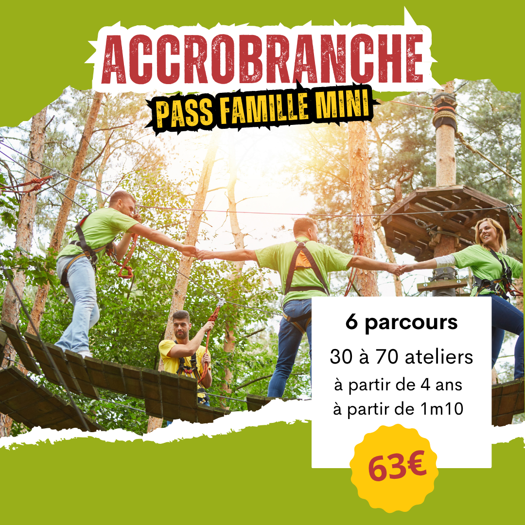 Pass Famille Accro (2 enfants -1m40)