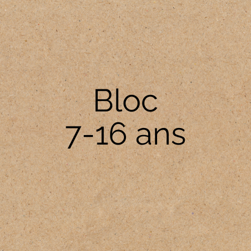 Entrée bloc - 7 à 16 ans