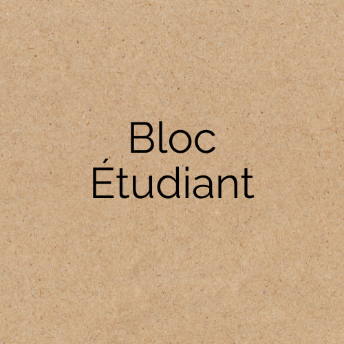 Entrée bloc - Etudiant
