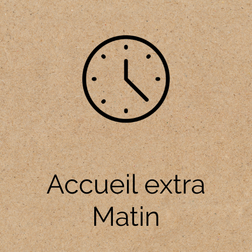 Accueil extra matin