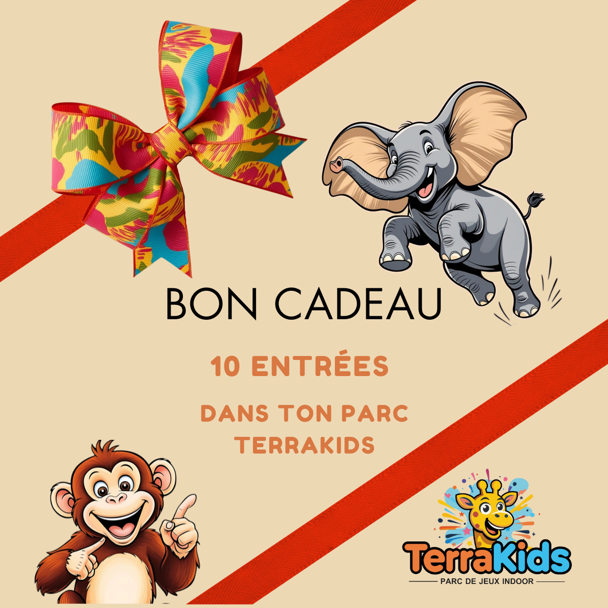 Carte Cadeau Pass 10 entrées
