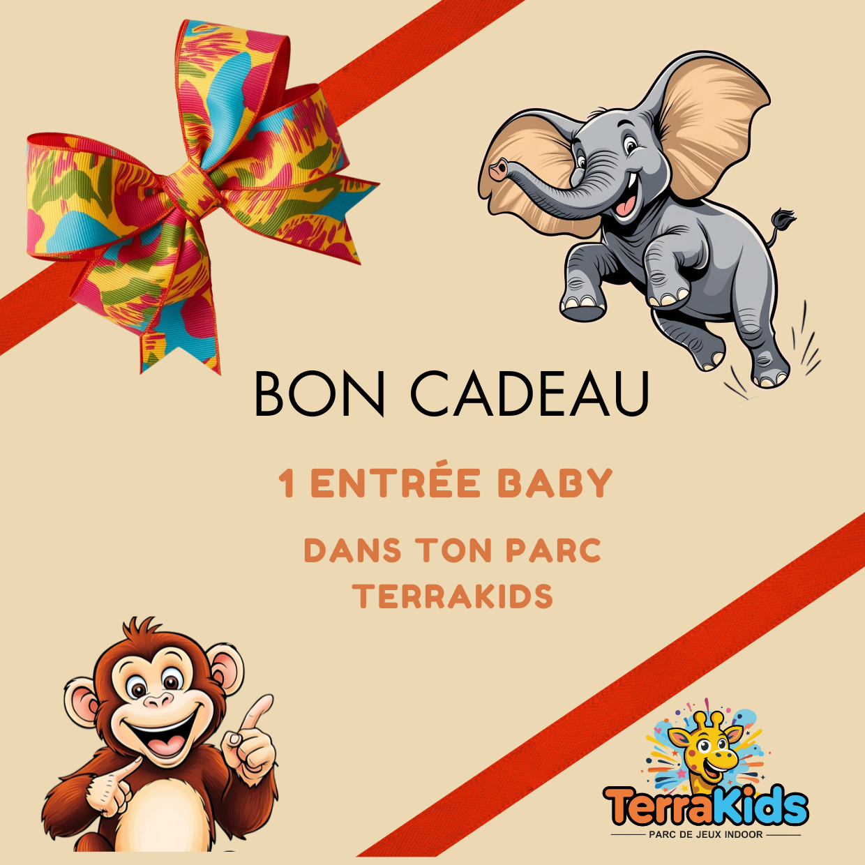Carte Cadeau 1 entrée Baby