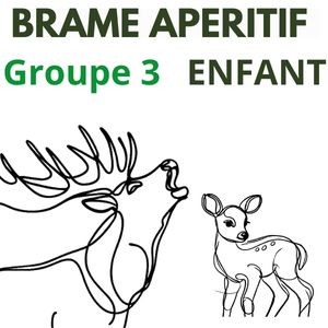 Brame apéritif Groupe 3 Visite guidée enfant 8-11ans (18h00)