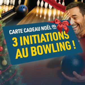 Carte Cadeau : 3 initiations au Bowling !