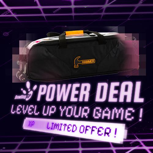 BOWLINGGP POWER DEAL : Hammer Triple Tote Only Black