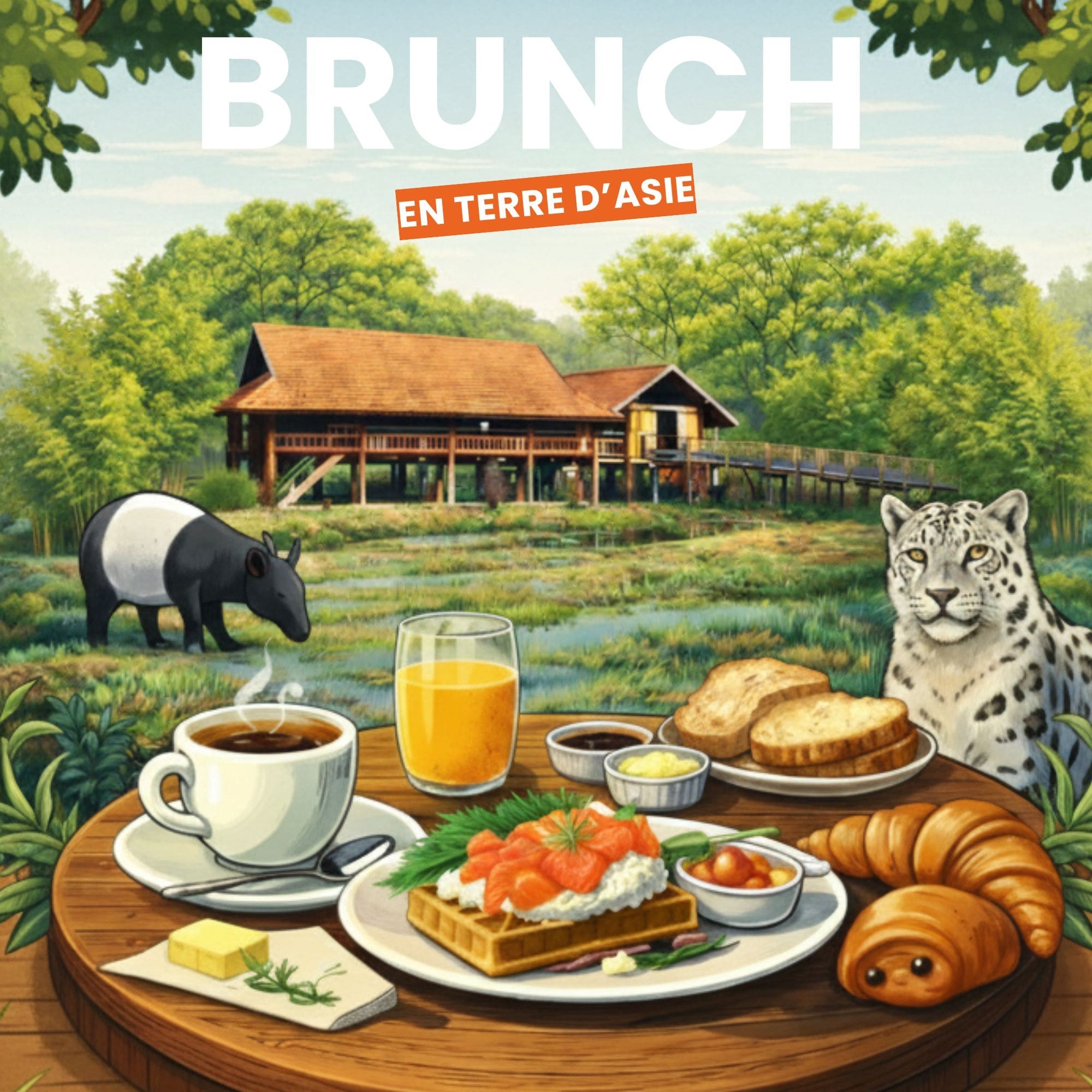 🌿 Brunchs en terre d’Asie – ZooParc de Trégomeur 🌿