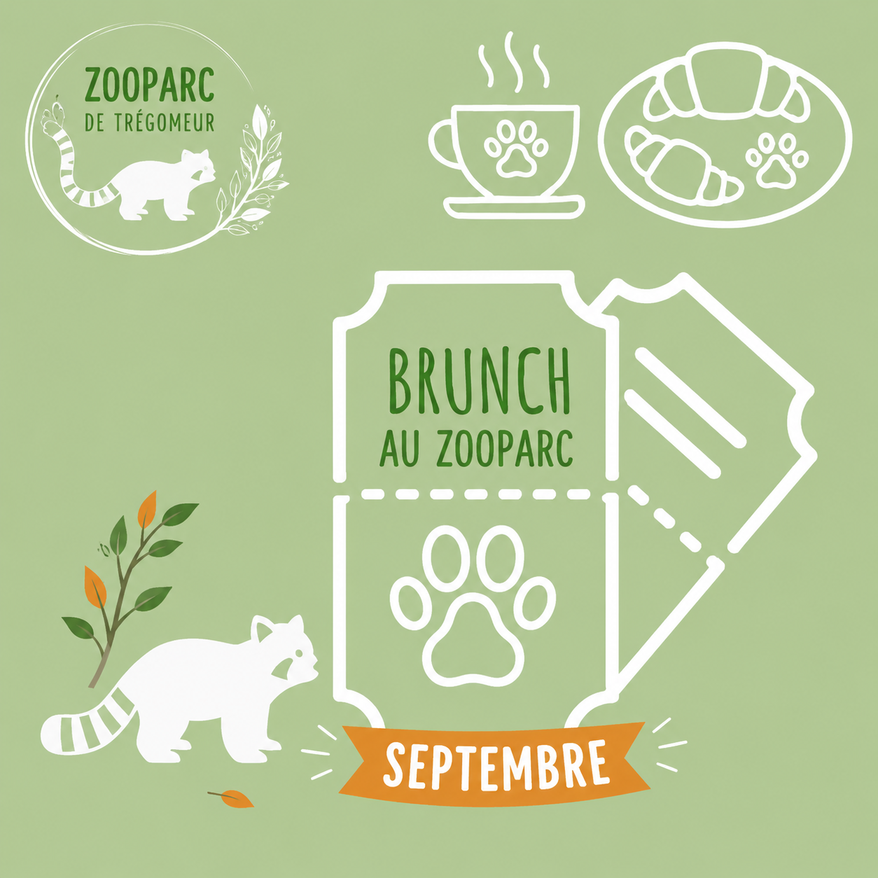 Entree enfant Brunch Zoo Sept