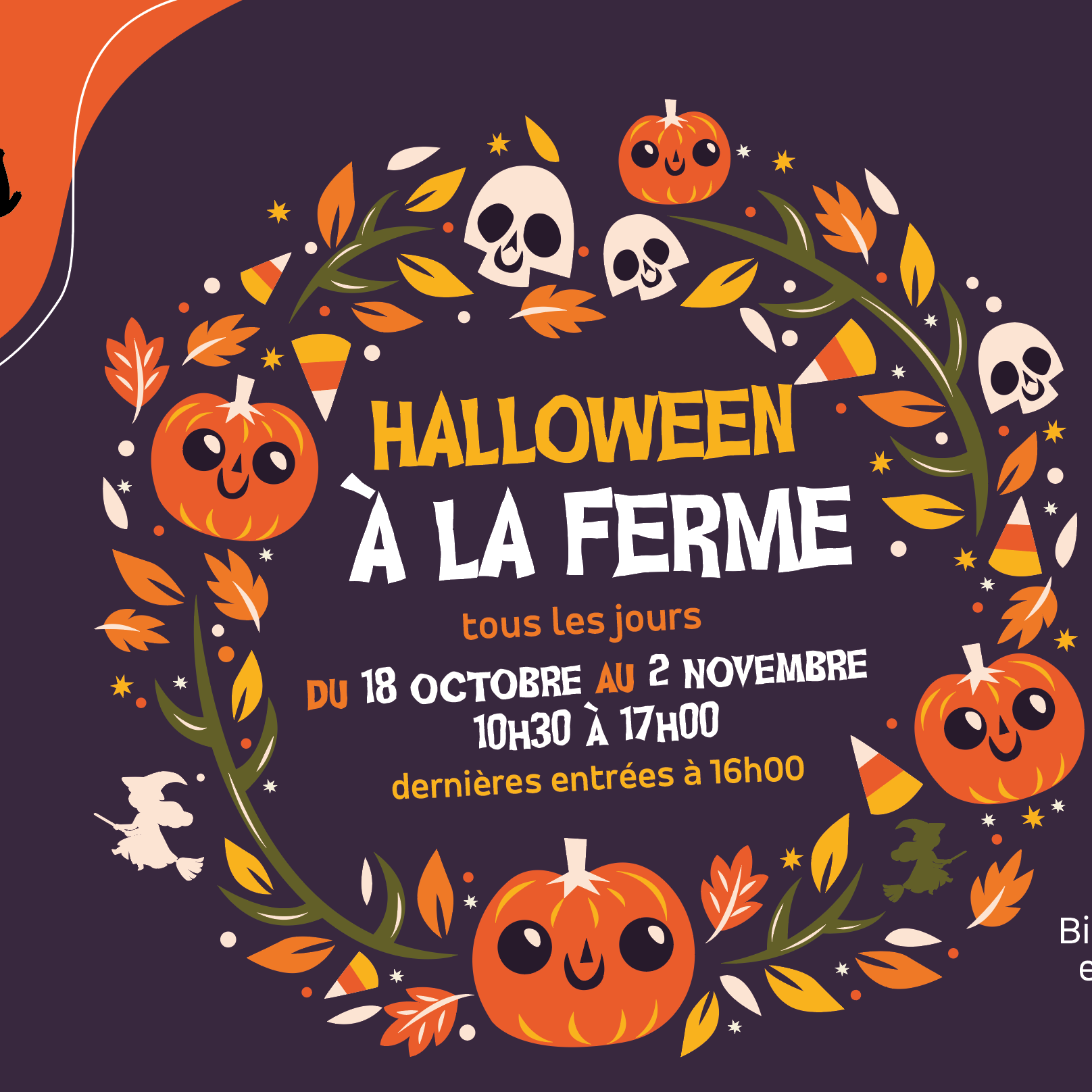 Entrée accompagnateur Halloween