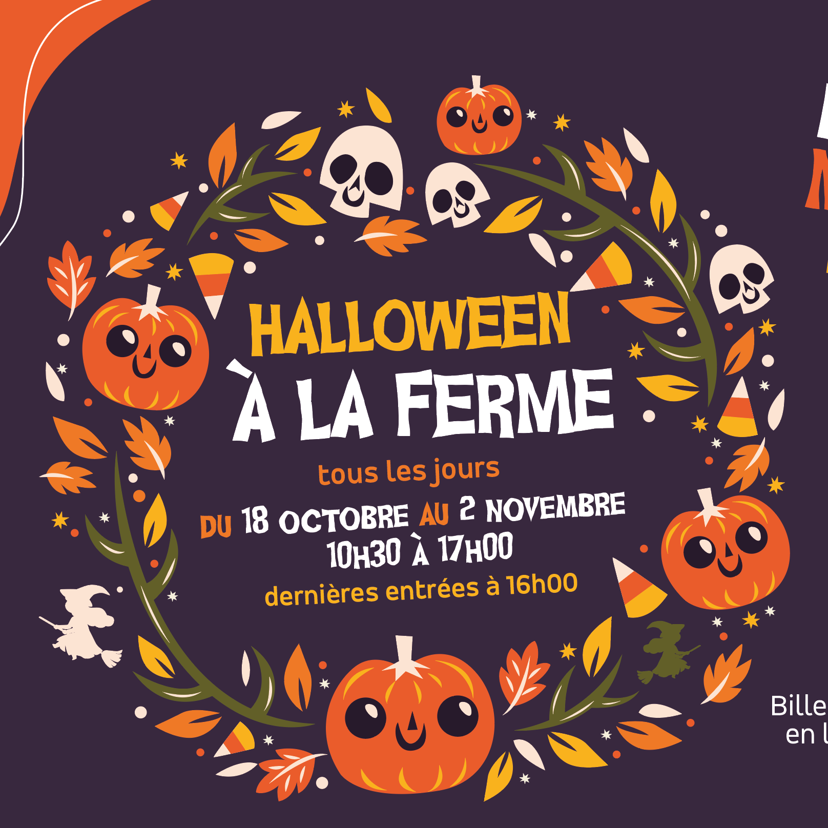 Entrée -2 ans Halloween