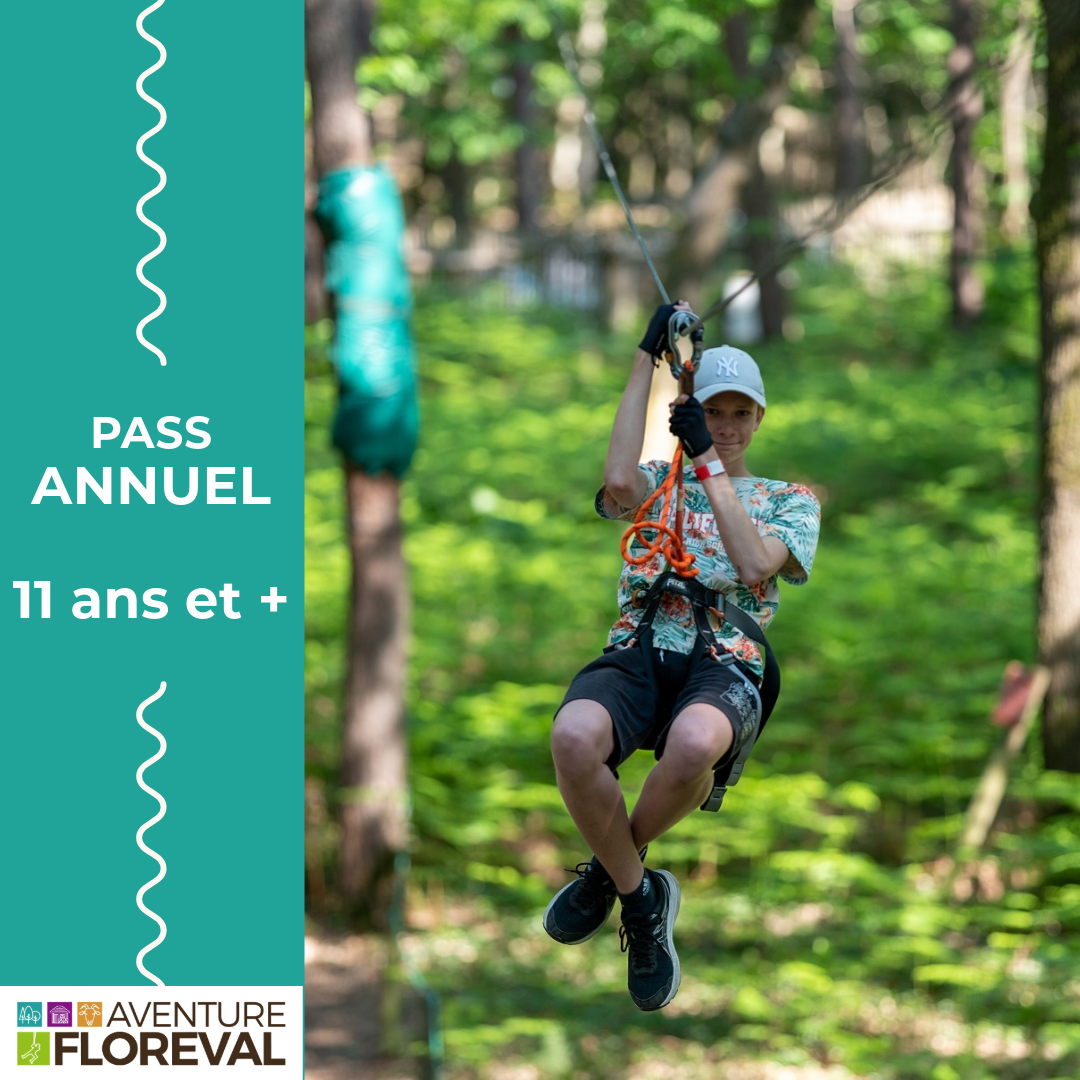 Pass Annuel Accrobranche dès 11 ans
