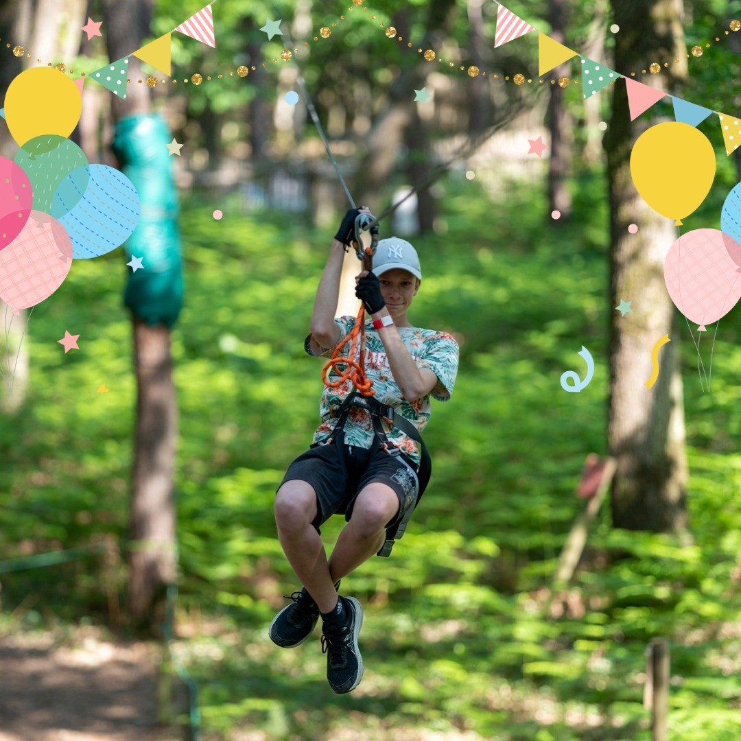 Anniversaire Accrobranche 11-14 ans