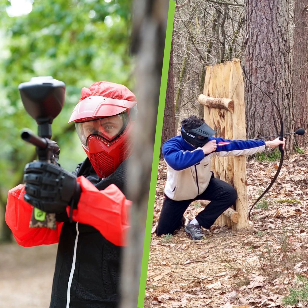 Paintball Cal. 68 + Archery Battle - dès 14 ans