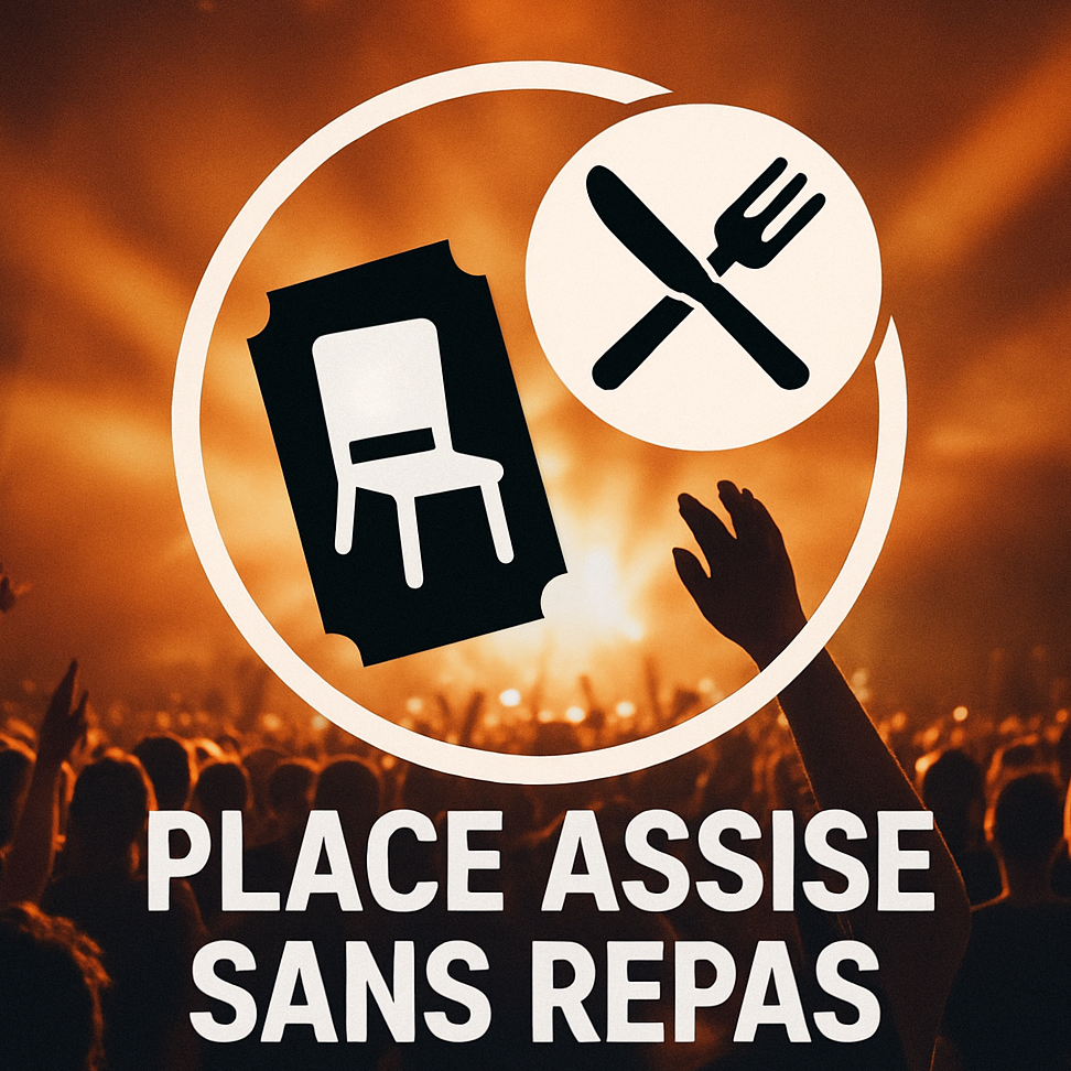 Place assise sans repas