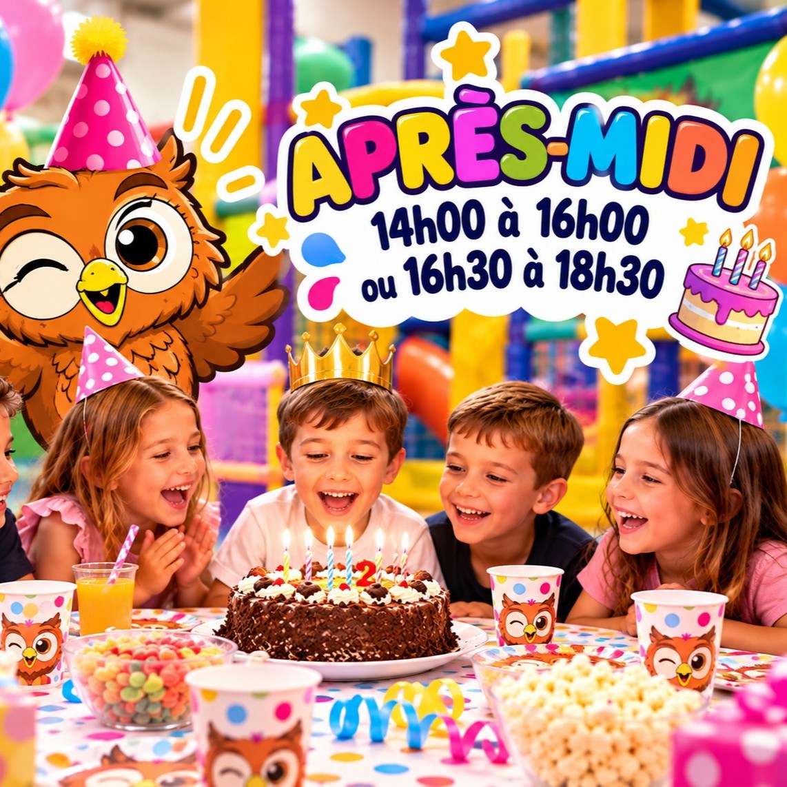 🎂 Formule Après-midi – 16 € / enfant