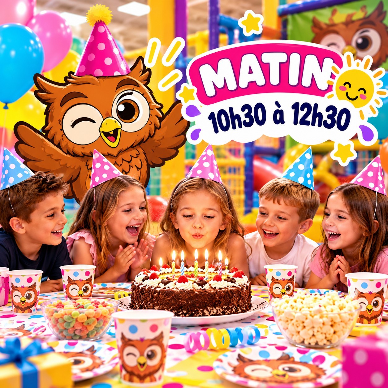 🎂 Formule Matin – 12 € / enfant