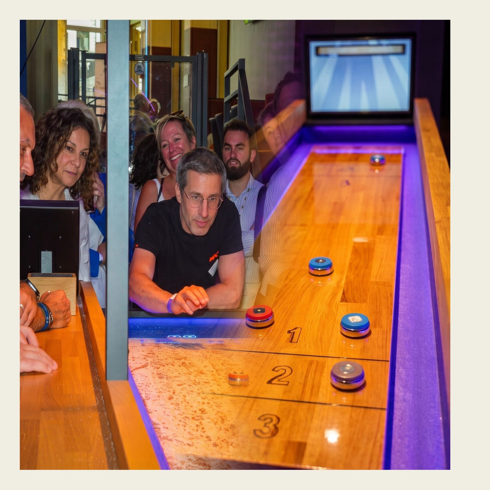 Shuffle Board interactif