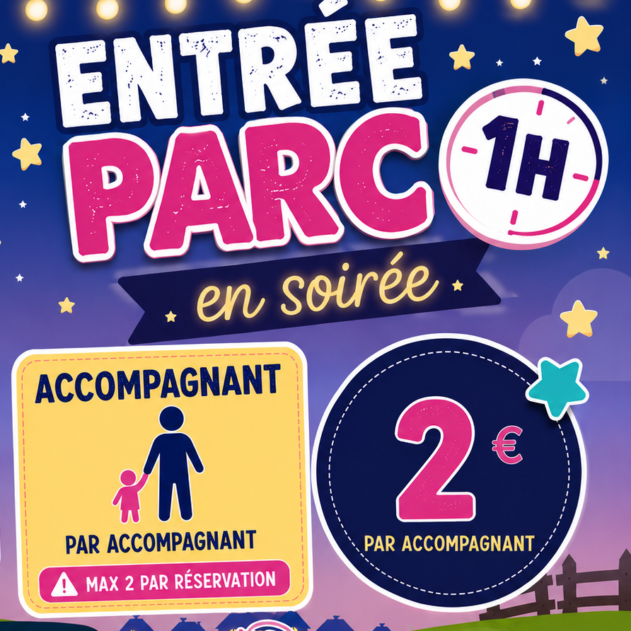 Entrée accompagnant  1h