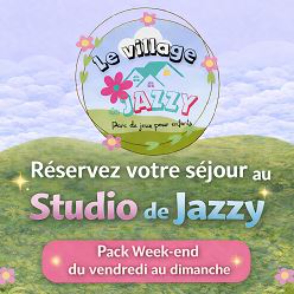 pack Week-end au studio de Jazzy vendredi au dimanche