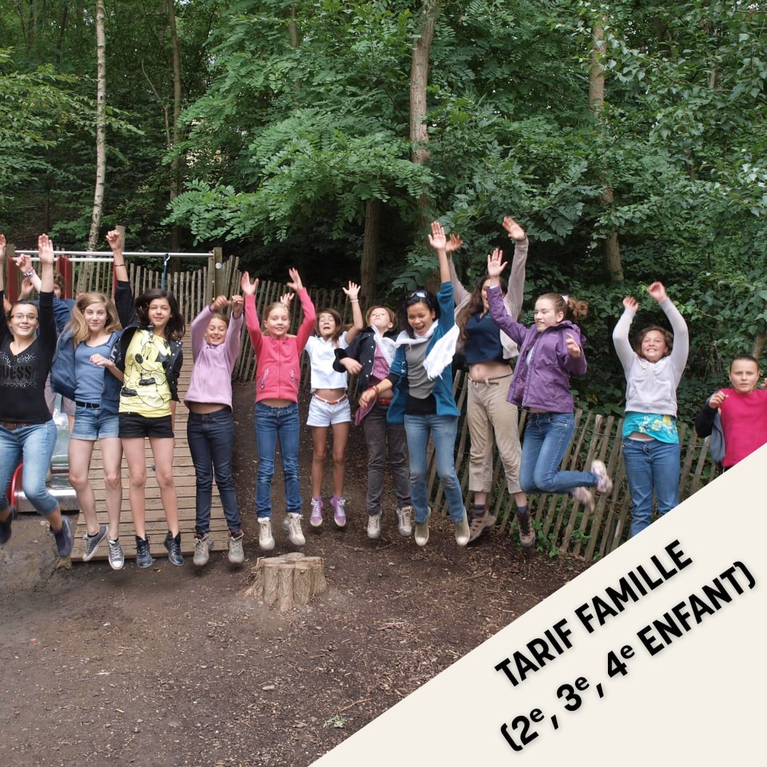 Stage d'été avec excursion (7-11 ans) /2ème/3ème/4ème enfant(s)
