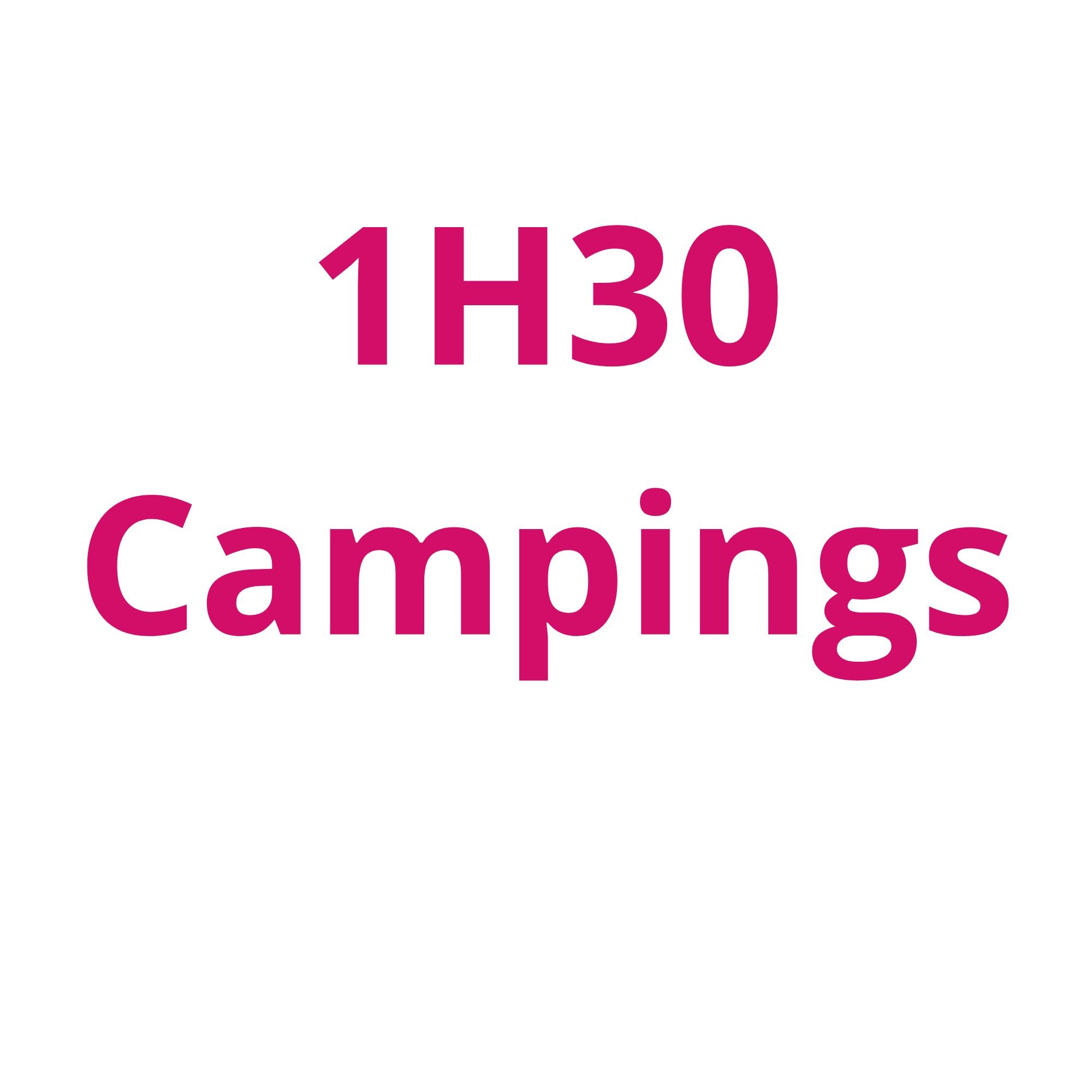 Entrée 1h30 campings partenaires