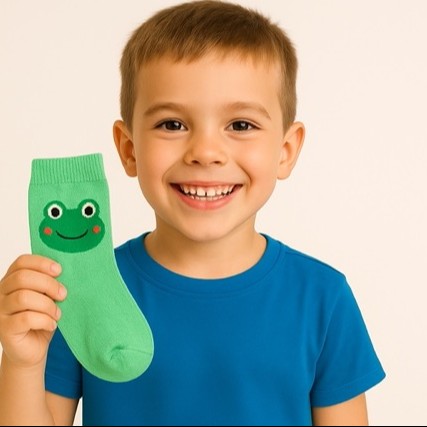 Billet 3-12 ans avec chaussettes Okidok
