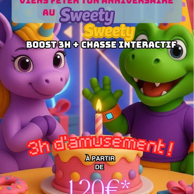 Formule Anniversaire boost 3h