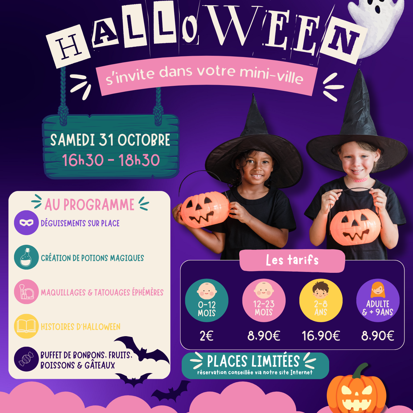 👻 Halloween s’invite dans notre mini-ville ! 👻🎃