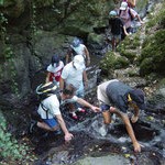 Remontée de ruisseau créneau partagé