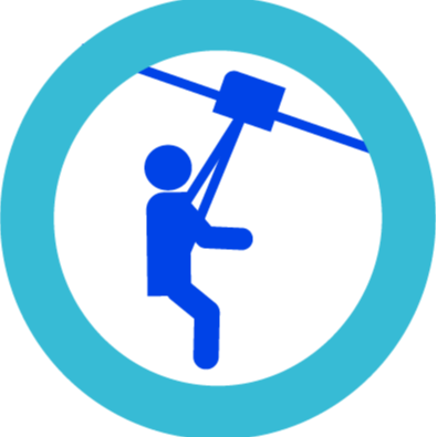 Bon tyrolienne géante - duo