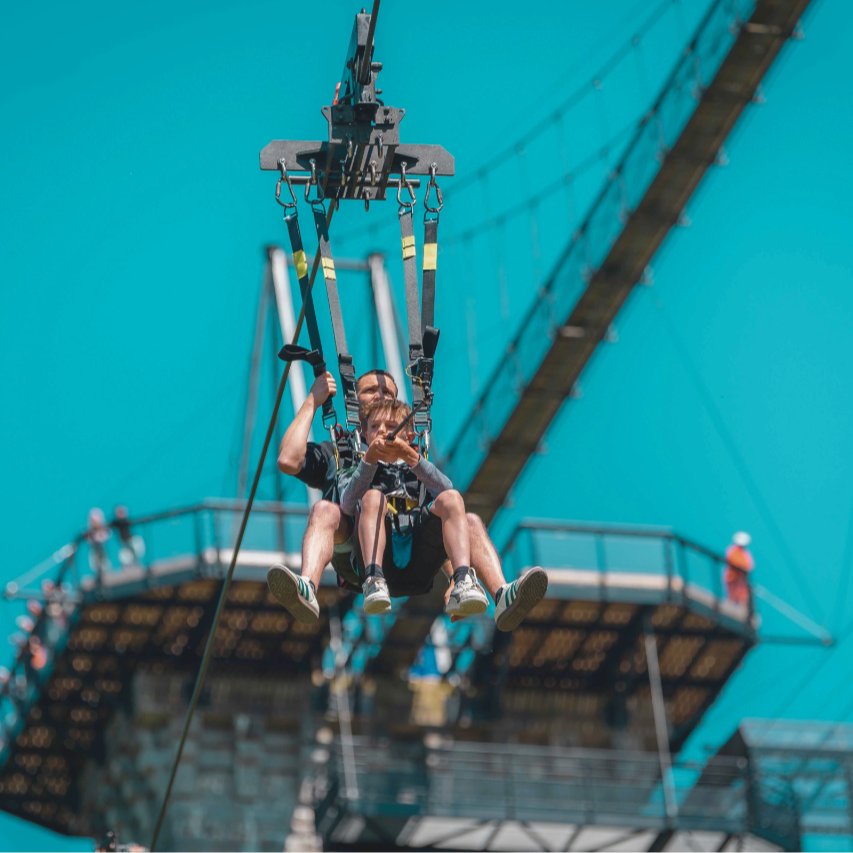 Tyrolienne géante - duo