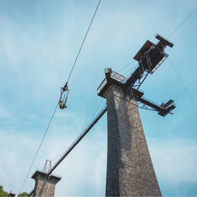 Tyrolienne géante - solo